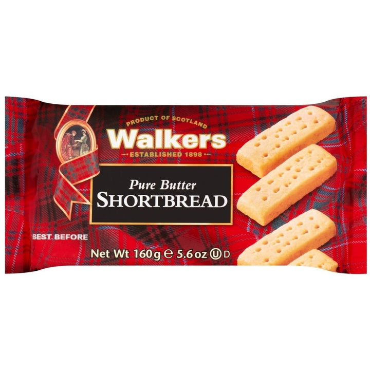 Walkers Pure Butter Shortbread, 160g