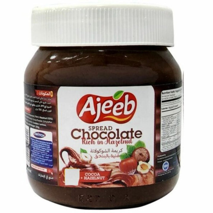 Ajeeb Chocolate Spread with Hazelnut, 350g