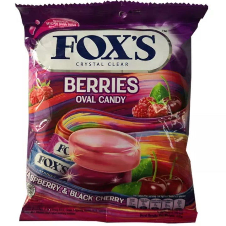 Fox's Crystal Clear Berries Oval Candy, 90g