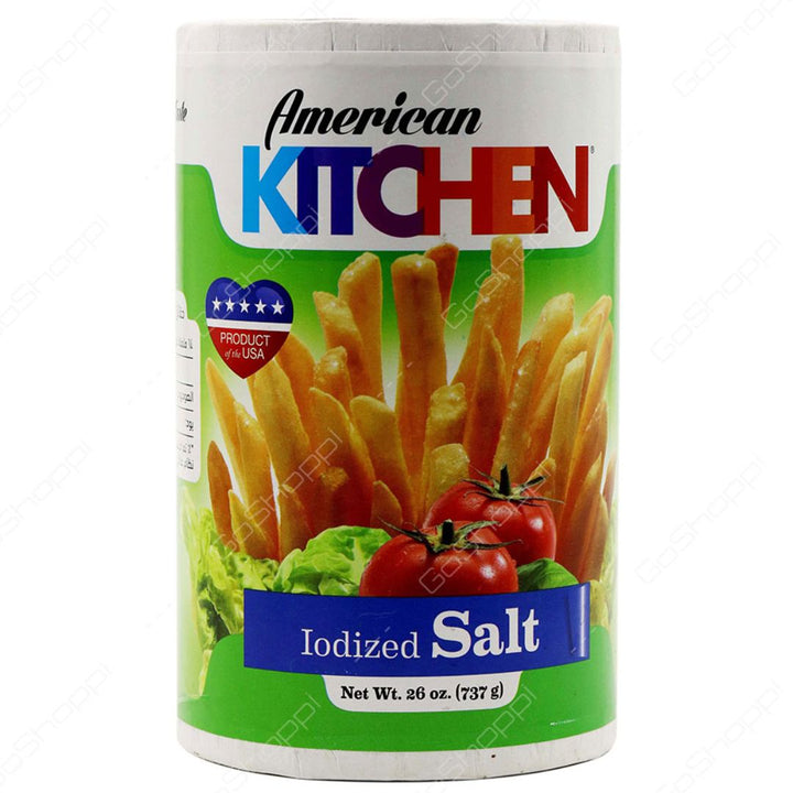 American Kitchen Iodized Salt, 737g