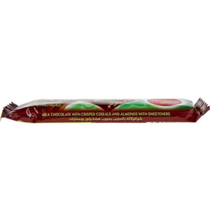 Canderel Decadent Crispy And Almonds Chocolate Bar, 27g