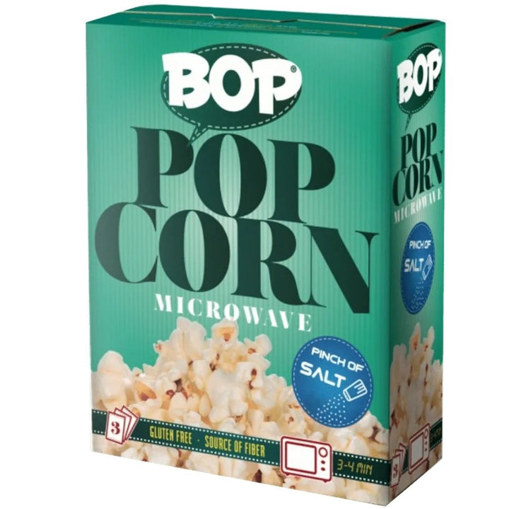 Bop Popcorn Microwave Salty, 270g (3 x 90g)