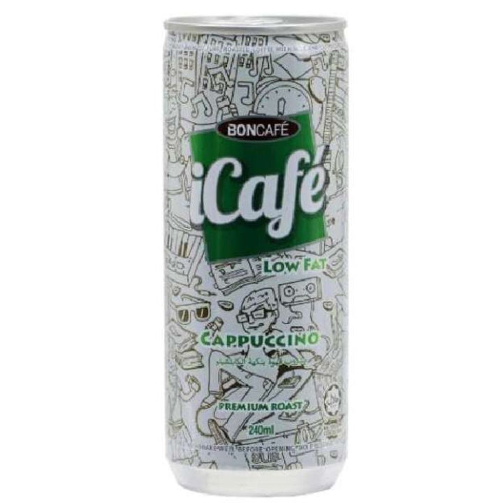 Boncafe Icafe Low Fat Cappuccino, 240ml