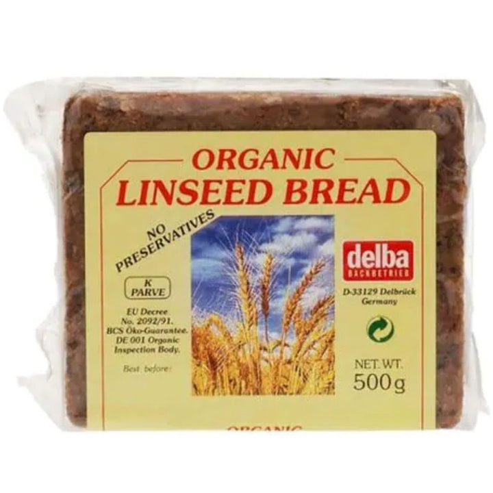 Delba Organic Linseed Bread, 500g