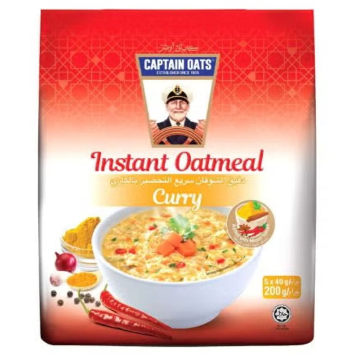 Captain Oats Instant Oatmeal With Curry, 200g