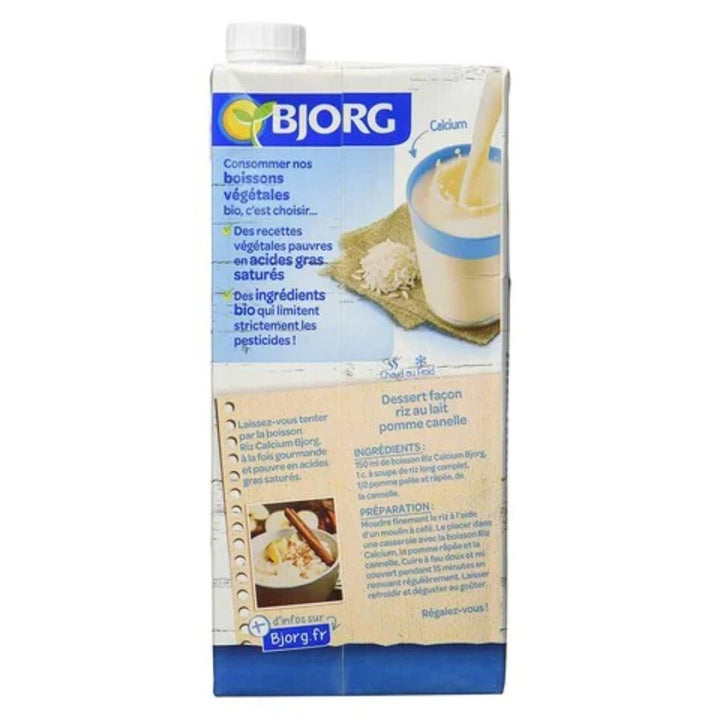 Bjorg Organic Calcium Rice Drink, 1l