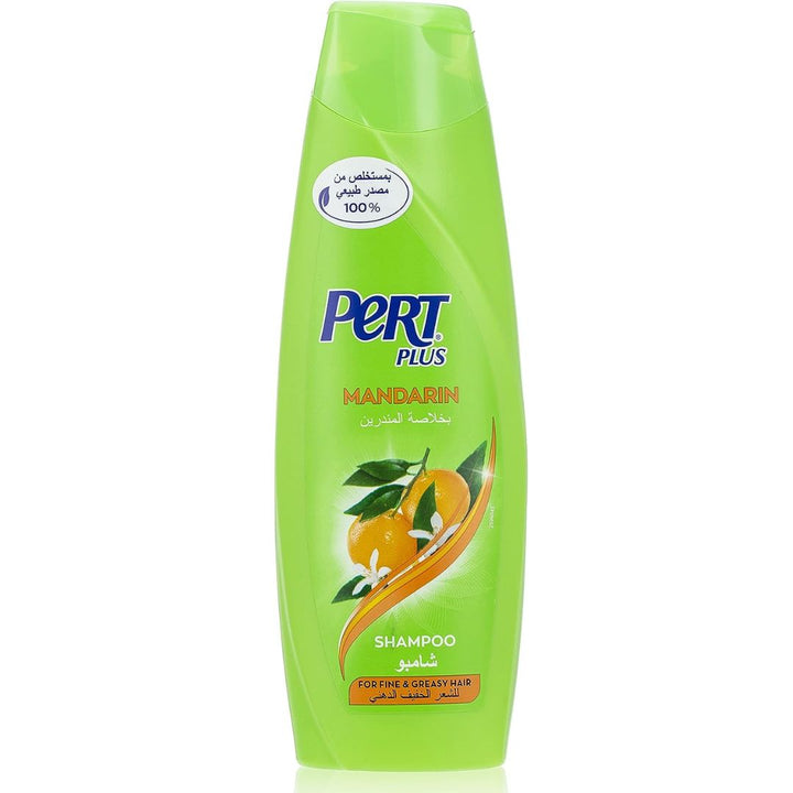 Pert Plus Purifying Shampoo With Mandarin Extract For Greasy Hair, 400ml