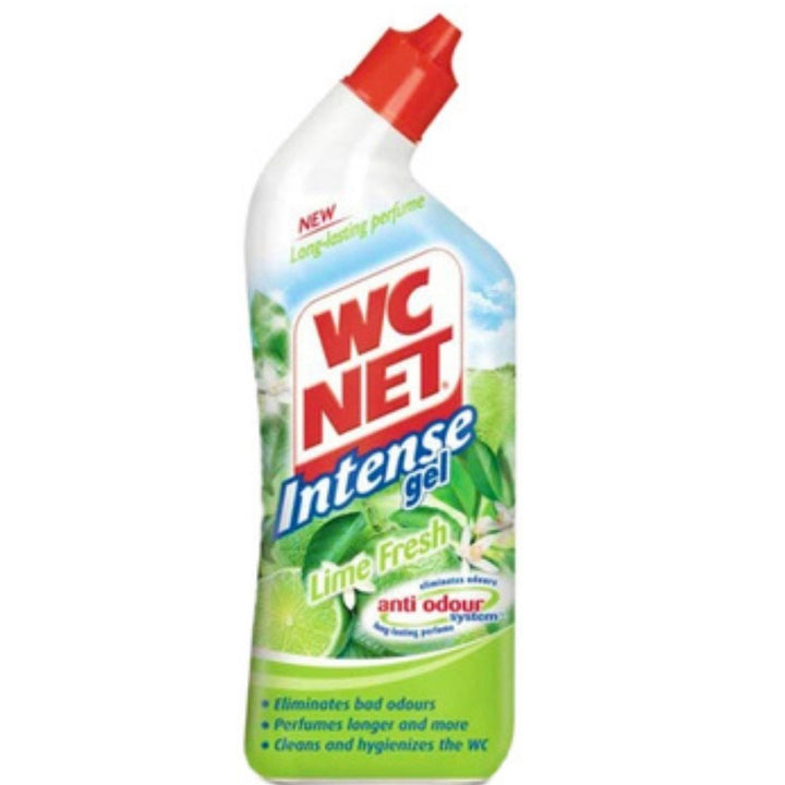 WC NET Toilet Cleaner Intense Gel Lime, 2 x 750ml