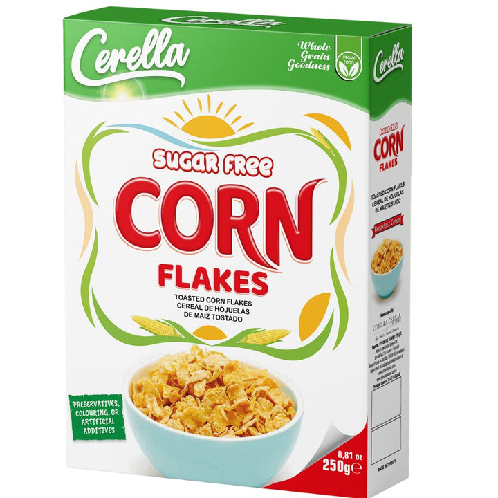 Cerella Sugar Free Corn Flakes, 250g