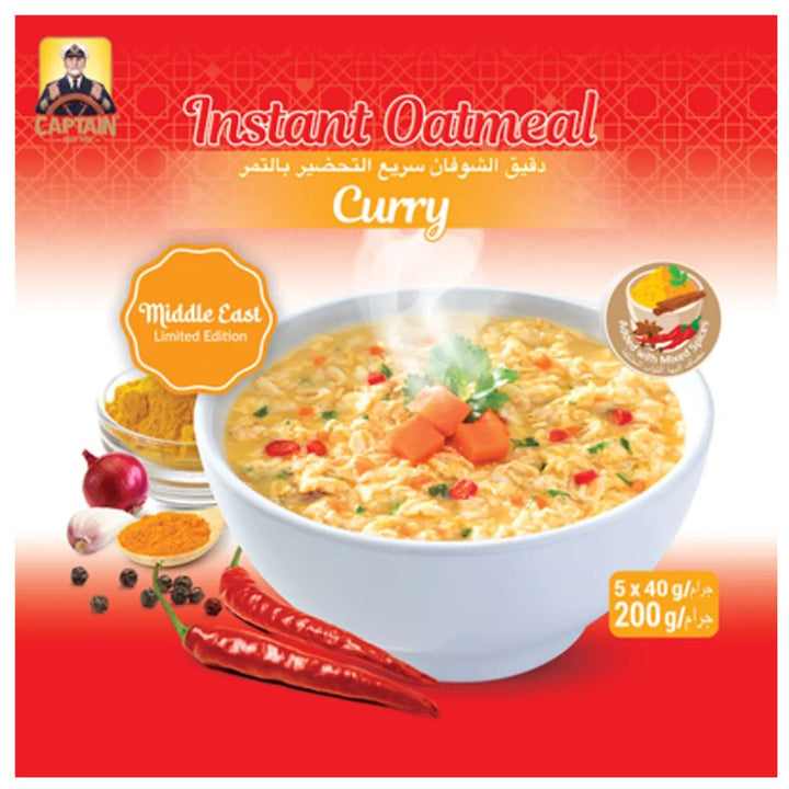 Captain Oats Instant Oatmeal With Curry, 200g