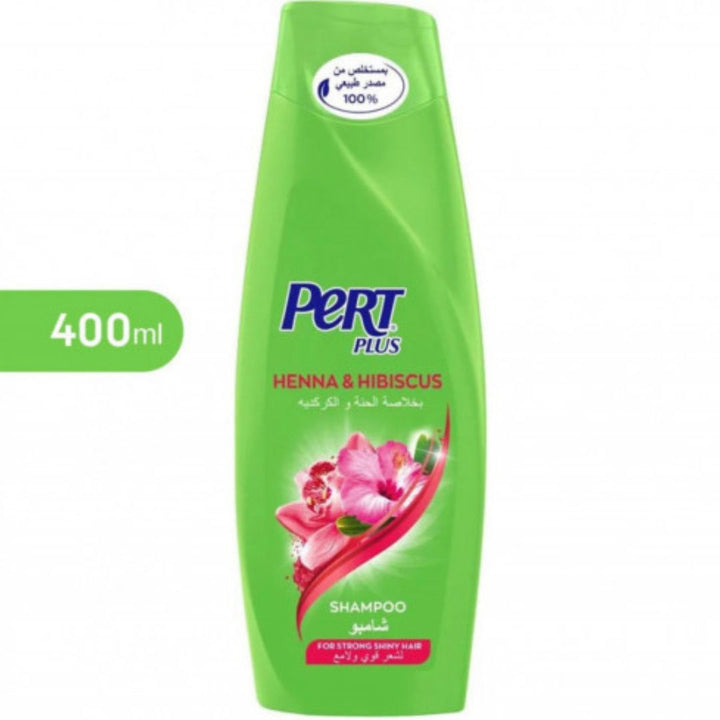 Pert Plus Hair Shampoo With Henna And Hibiscus, 400ml