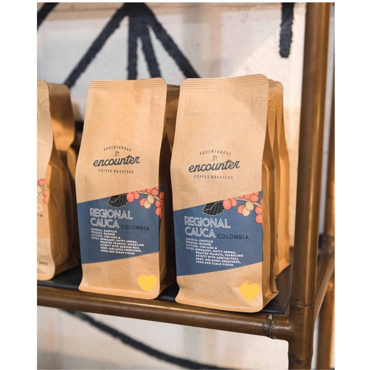 Adventurous Encounter Coffee Roasters Regional Cauca Colombia Roasted Coffee Beans, 1Kg