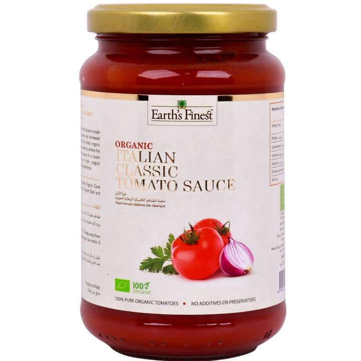 Earth's Finest Organic Italian Classic Tomato Sauce, 340g