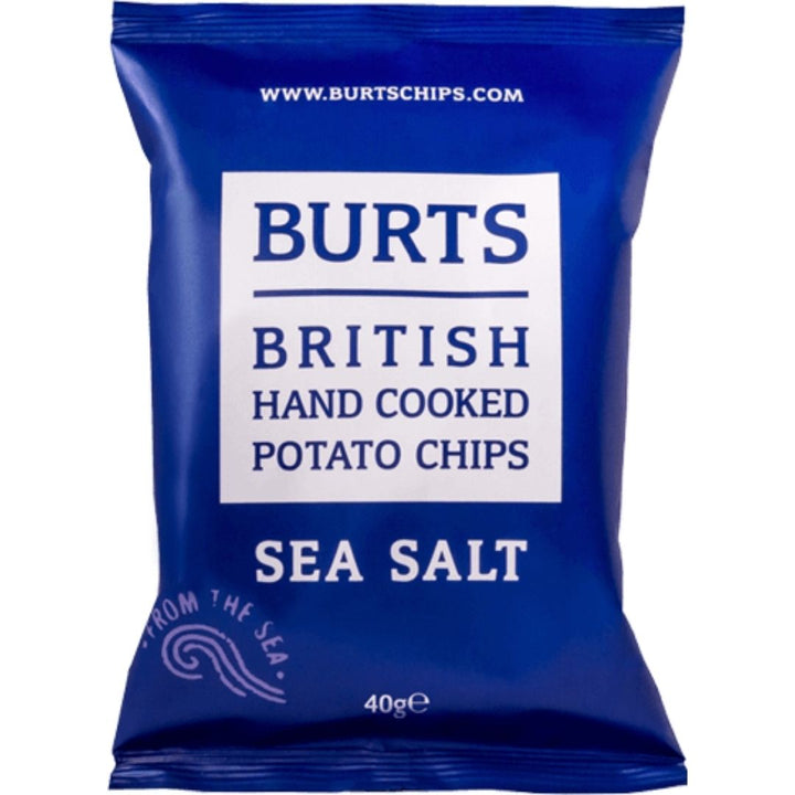 Burts Hand Cooked Potato Chips Sea Salt, 150g