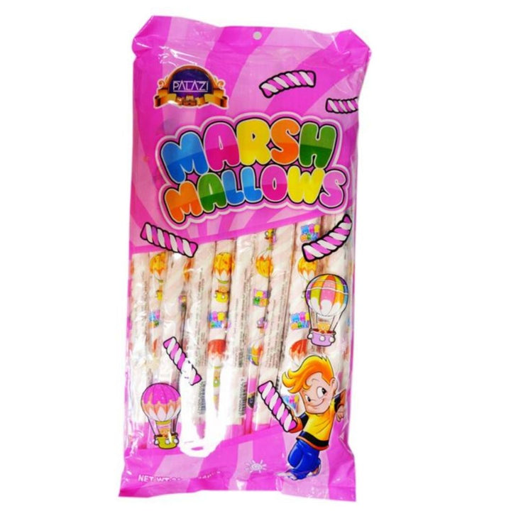 Palazi Marshmallows Long Twisted Colourful Sweet Candy, 480g