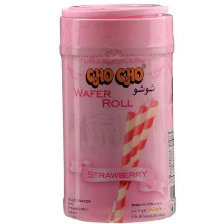 Cho Cho Wafer Rolls Strawberry Flavor, 260g