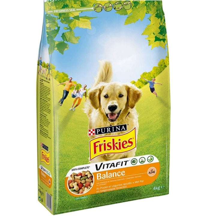 Friskies Vitafit Balance Dry Food With Chicken & Vegetable, 4kg