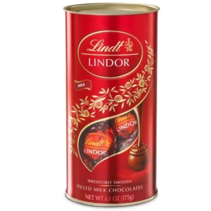 Lindt Lindor Mini Tube Milk Chocolate, 175g