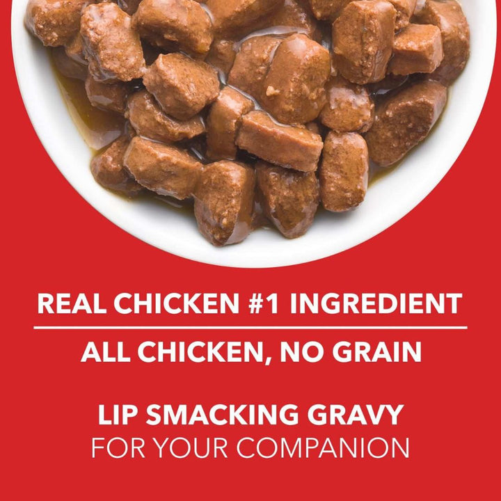 Drools Adult Wet Dog Food, Real Chicken and Chicken Liver Chunks in Gravy, 400g