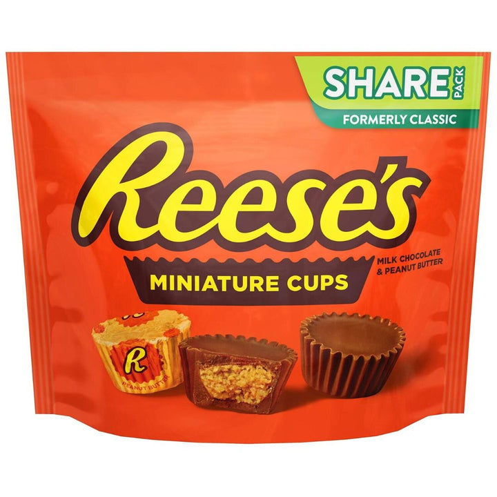 Reese's Minis Miniature Cups Milk Chocolate & Peanut Butter, 297g