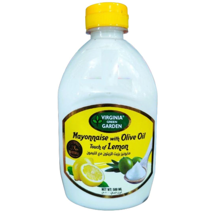 Virginia Green Garden Mayonnaise with Olive Oil Touch of Lemon, 500ml