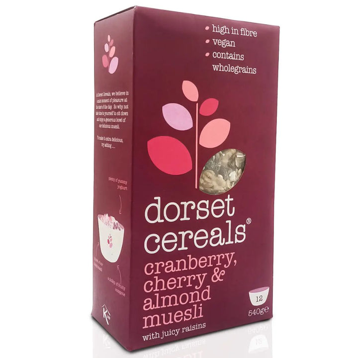 Dorset Cereals Cranberry Cherry And Almond Cereal, 540g