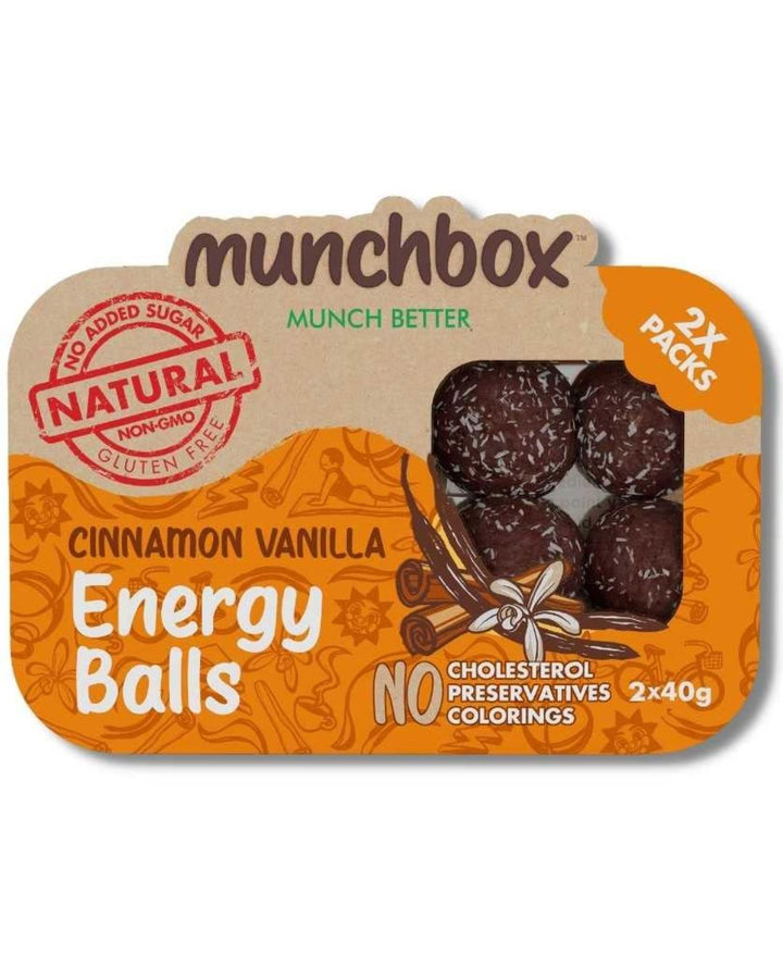 Munchbox Cinnamon Vanilla Energy Balls, 80g