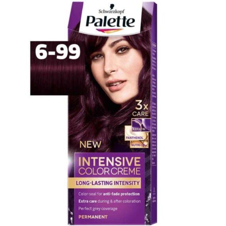 Palette Permanent Hair Dye - Intense Violet, 6-99, 50+50+10ml