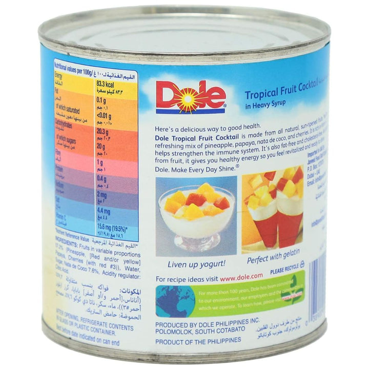 Dole Tropical Fruit Cocktail with More Cherry, 439g