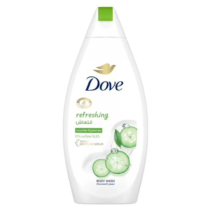 Dove Go Fresh Refreshing Body Wash For Skin Nourishing, Cucumber And Green Tea, 750ml