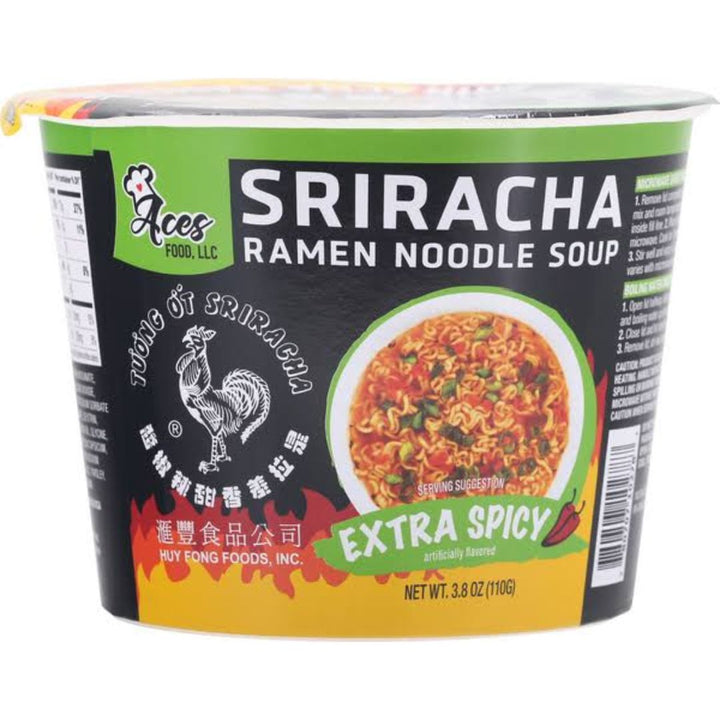 Sriracha Extra Spicy Ramen Noodle Soup, 126g