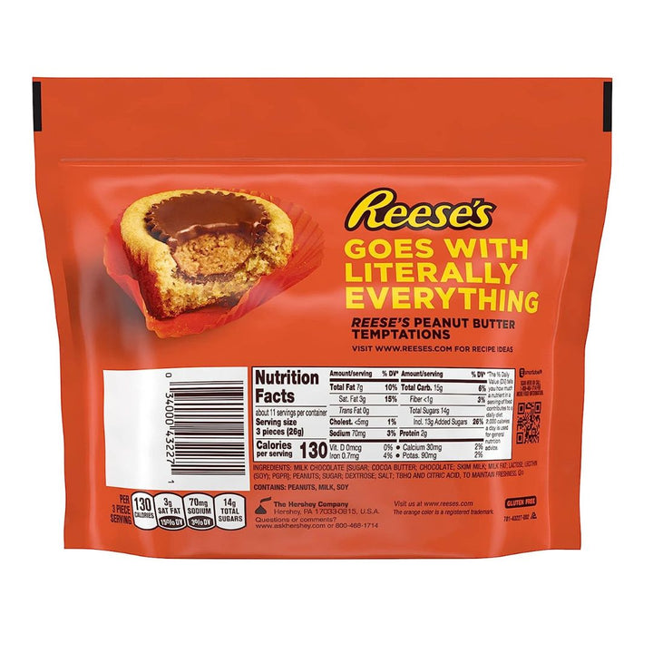 Reese's Minis Miniature Cups Milk Chocolate & Peanut Butter, 297g