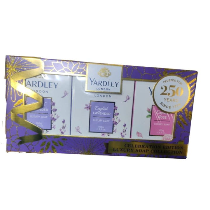 Yardley London Luxury Soap, 3x100g