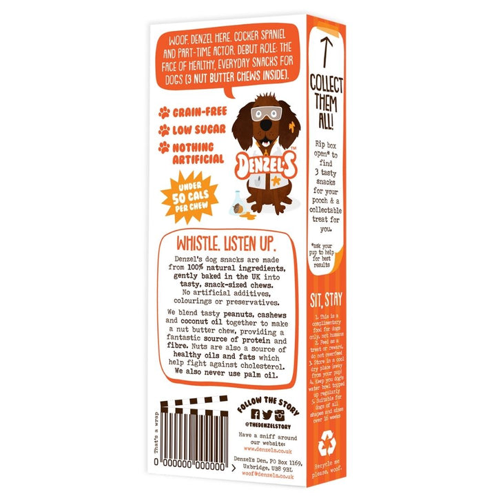 Denzel's Nut Butter Dog Chews, 55g