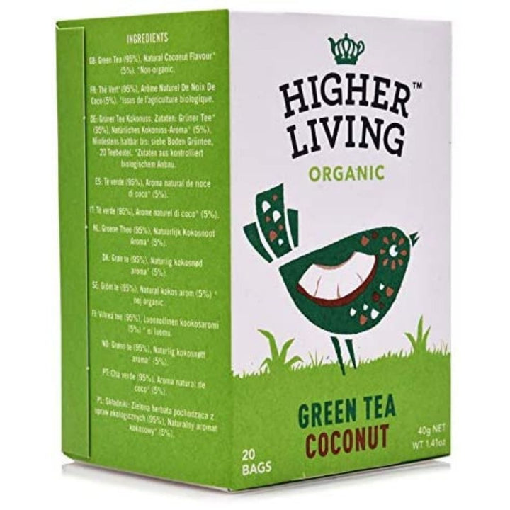 Higher Living Green Tea Bags, 40g