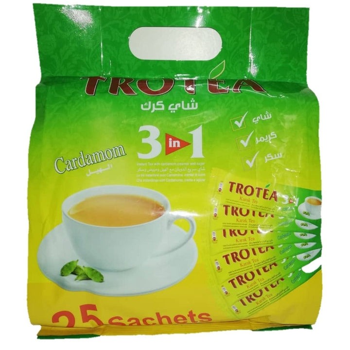 Tro Tea Karak 25 Sachets Cardamom Crack Tea, 25 X 20g