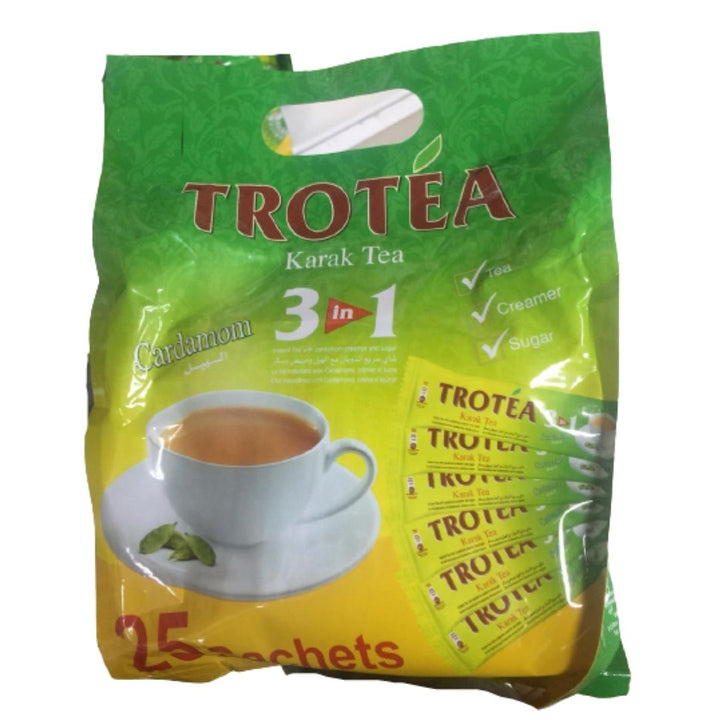 Tro Tea Karak 25 Sachets Cardamom Crack Tea, 25 X 20g