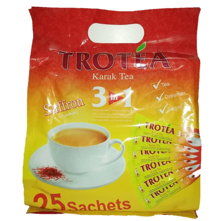 Tro Tea Karak 25 Sachets Saffron Crack Tea, 25 X 20g