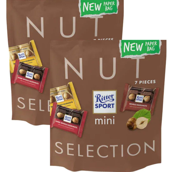 Ritter Sport Mini Nut Chocolates, 2 x 116g