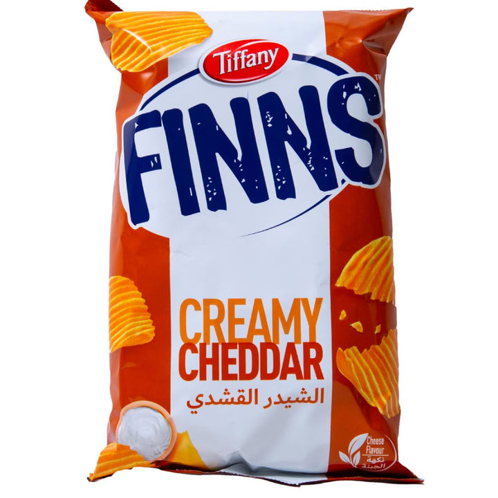 Tiffany Finns Creamy Cheddar Potato Chips, 85g