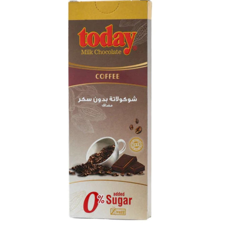 Today Milk Chocolate with Coffee Zero Sugar Added, 65g