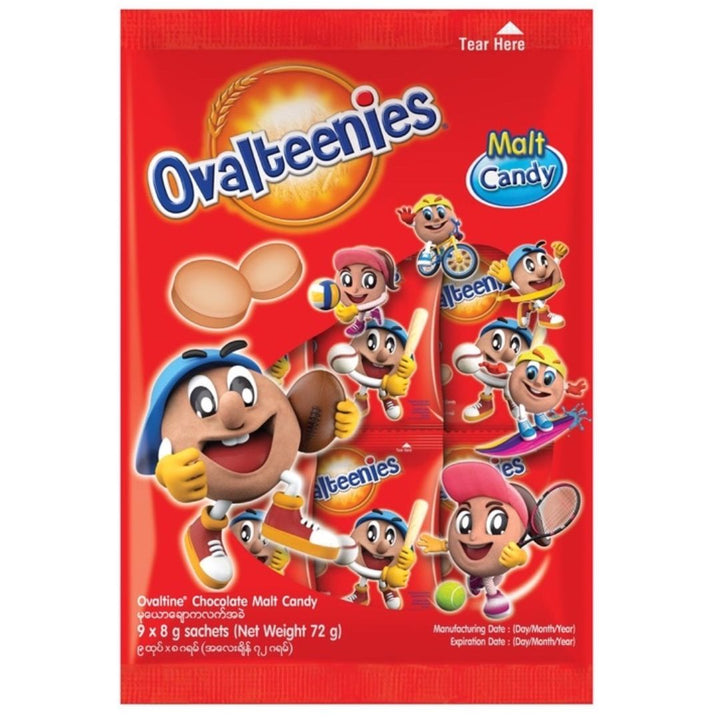 Ovalteenies Malt Candy, 72g