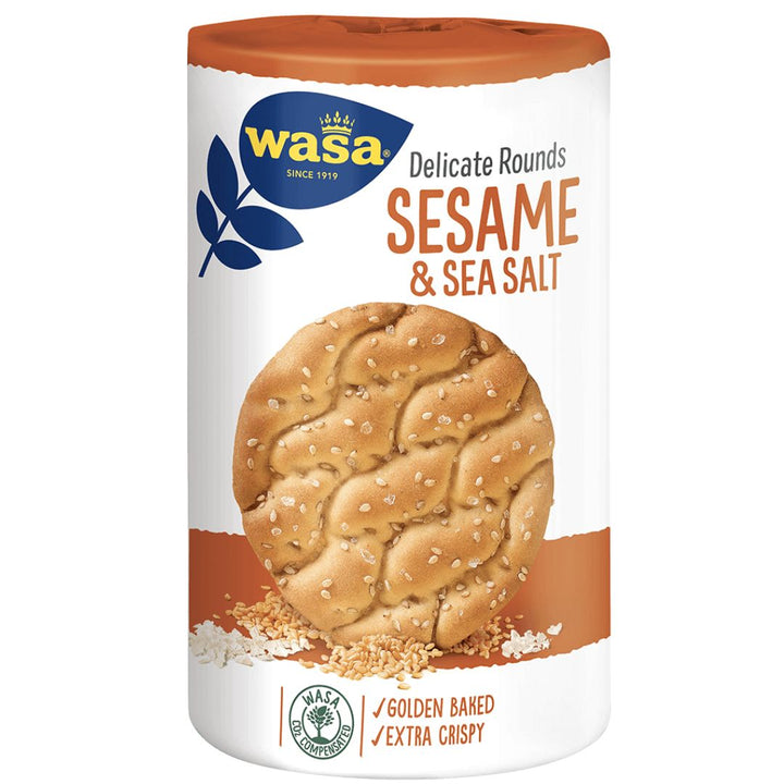 Wasa Delicate Tasty Rounds Sesame & Sea Salt, 235g