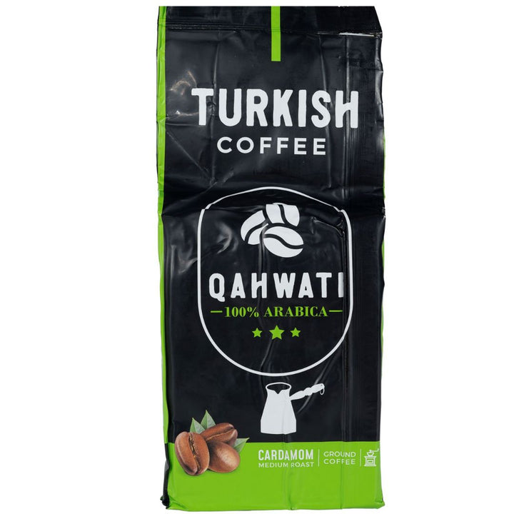 Qahwati Blend Turkish Coffee Powder With Cardamom, 450g