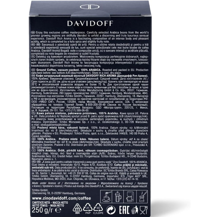 Davidoff Nespresso Capsules Rich Aroma Arabica 100% Vivid & Spicy + Complimentary Capsules, 55g