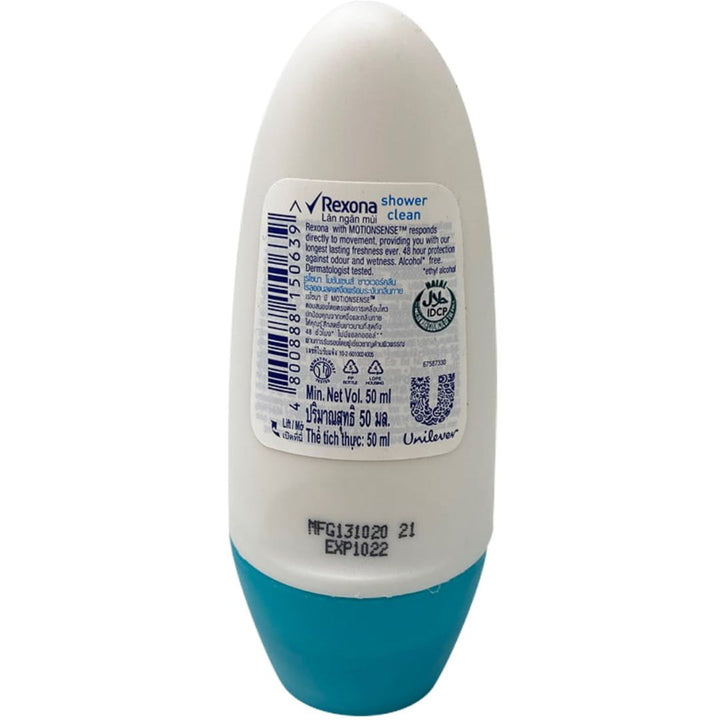 Rexona Women Rollon Shower Clean, 50ml