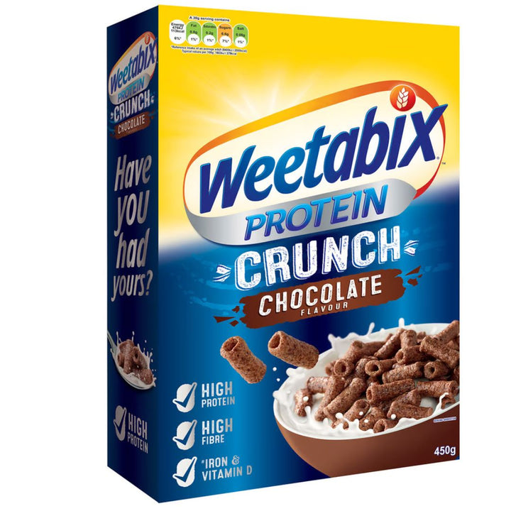 Weetabix Protein Crunch Chocolate Flavour, 450g