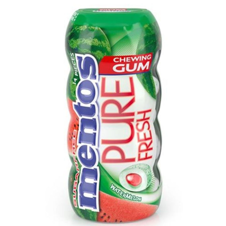 Mentos Pure Fresh Sugar Free Chewing Gum Watermelon Flavour, 24g