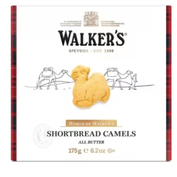 Walkers Pure Butter Shortbread Camels Carton, 175g