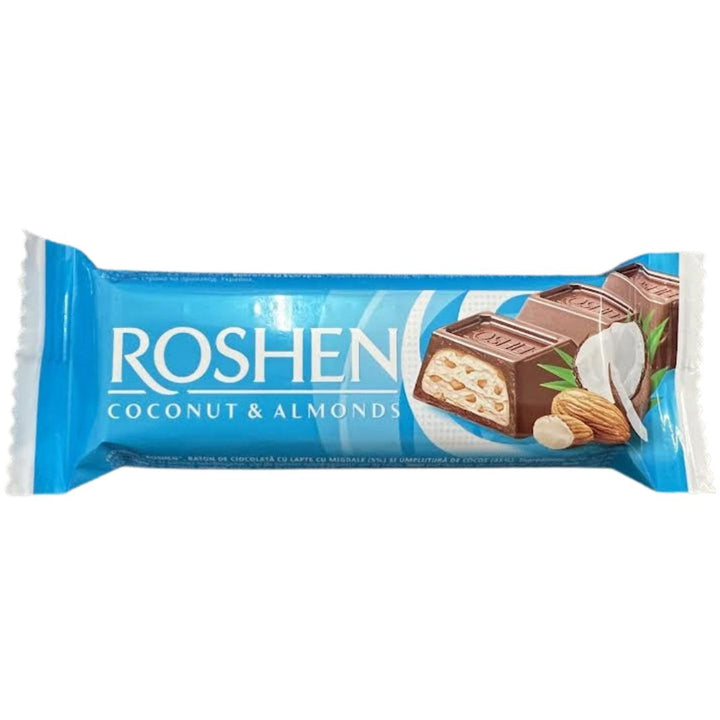 Roshen Coconut & Almonds Chocolate, 29g